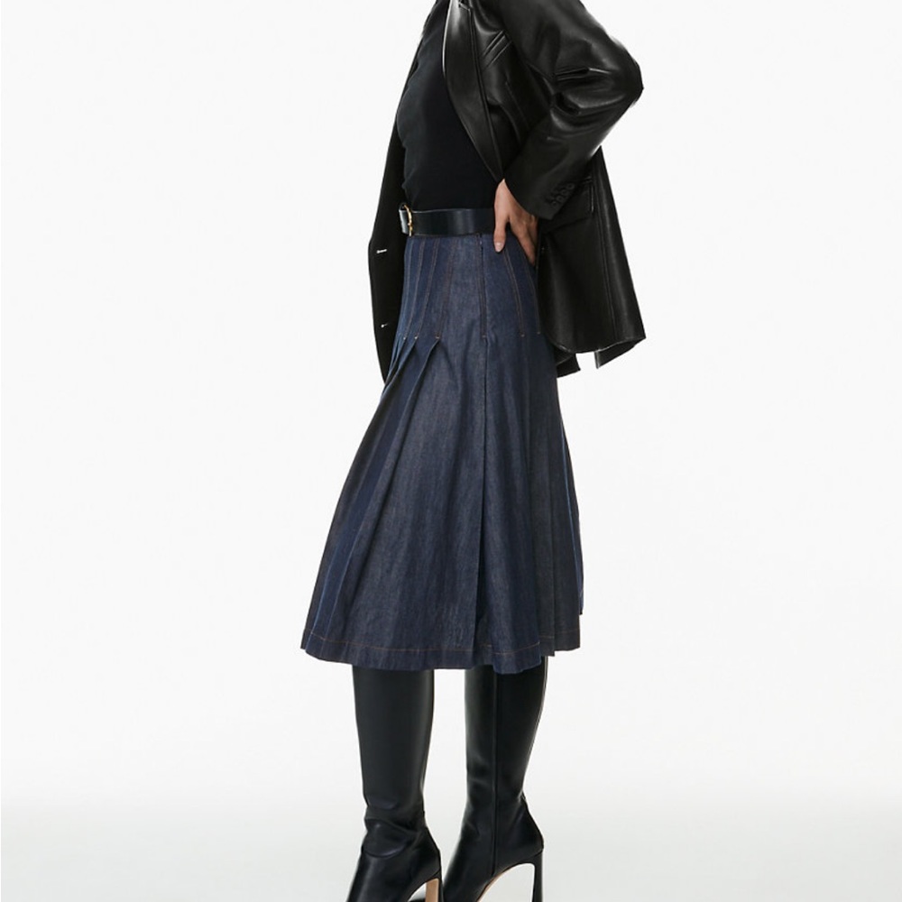 Babaton Process Jean Skirt
